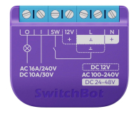 Inteligentny sterownik SwitchBot Inteligentny przełącznik Relay Switch 1 ze stykiem beznapięc